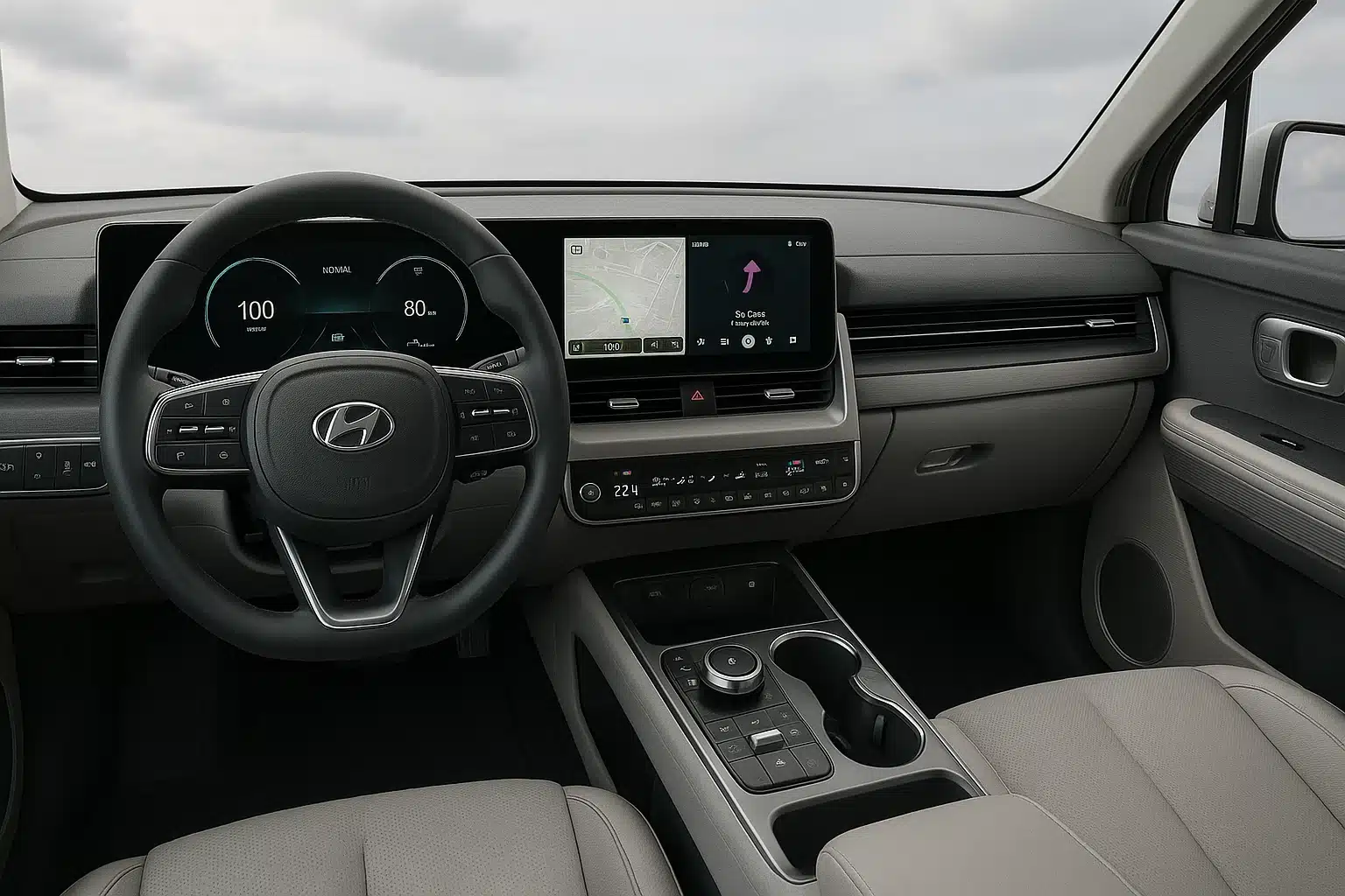Hyundai Ioniq 9: Der 5-Meter-Koloss, der meine Tesla-Vorurteile zerfetzt hat 1 Hyundai Ioniq 9 cockpit