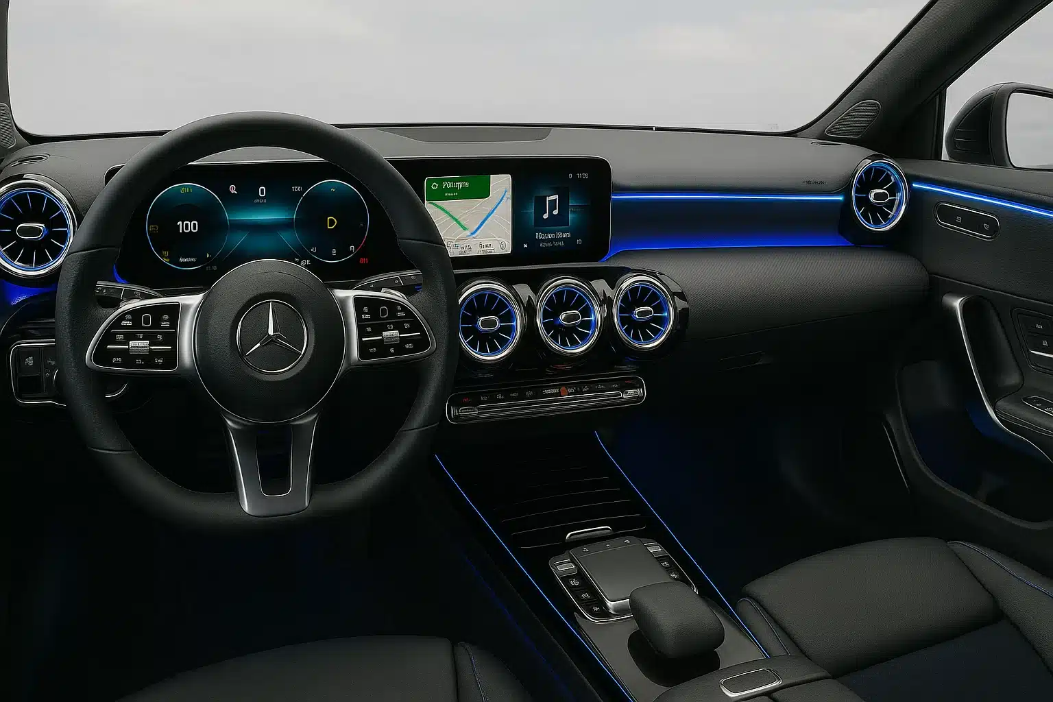 Mercedes CLA 2025 cockpit