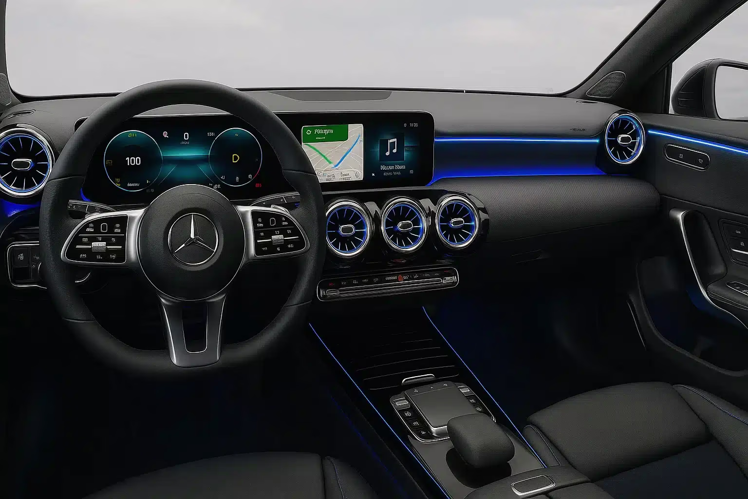 Mercedes CLA 2025 Innenansicht (Cockpit)