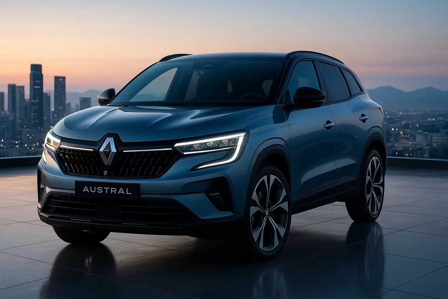 Renault Austral in der Farbe Blau