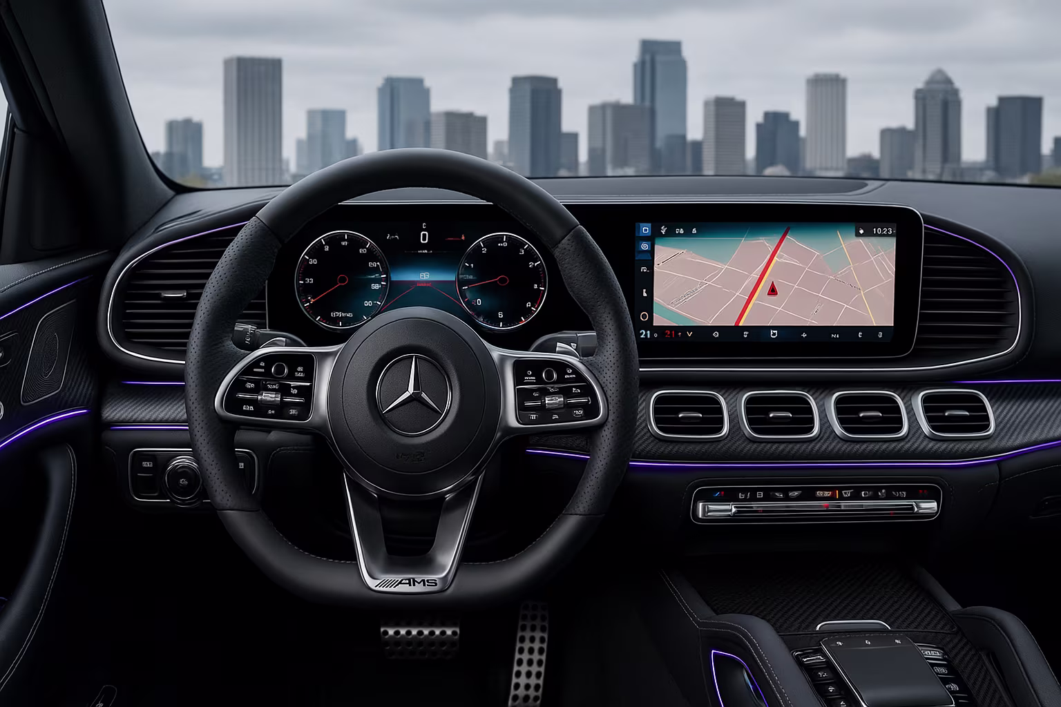 AMG GLE 53 Hybrid Innenansicht (Cockpit)