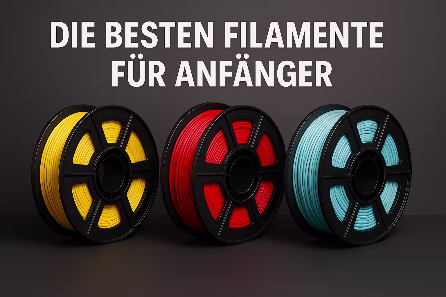 3D Druck Filamente für Anfänger in verschiedenen Farben