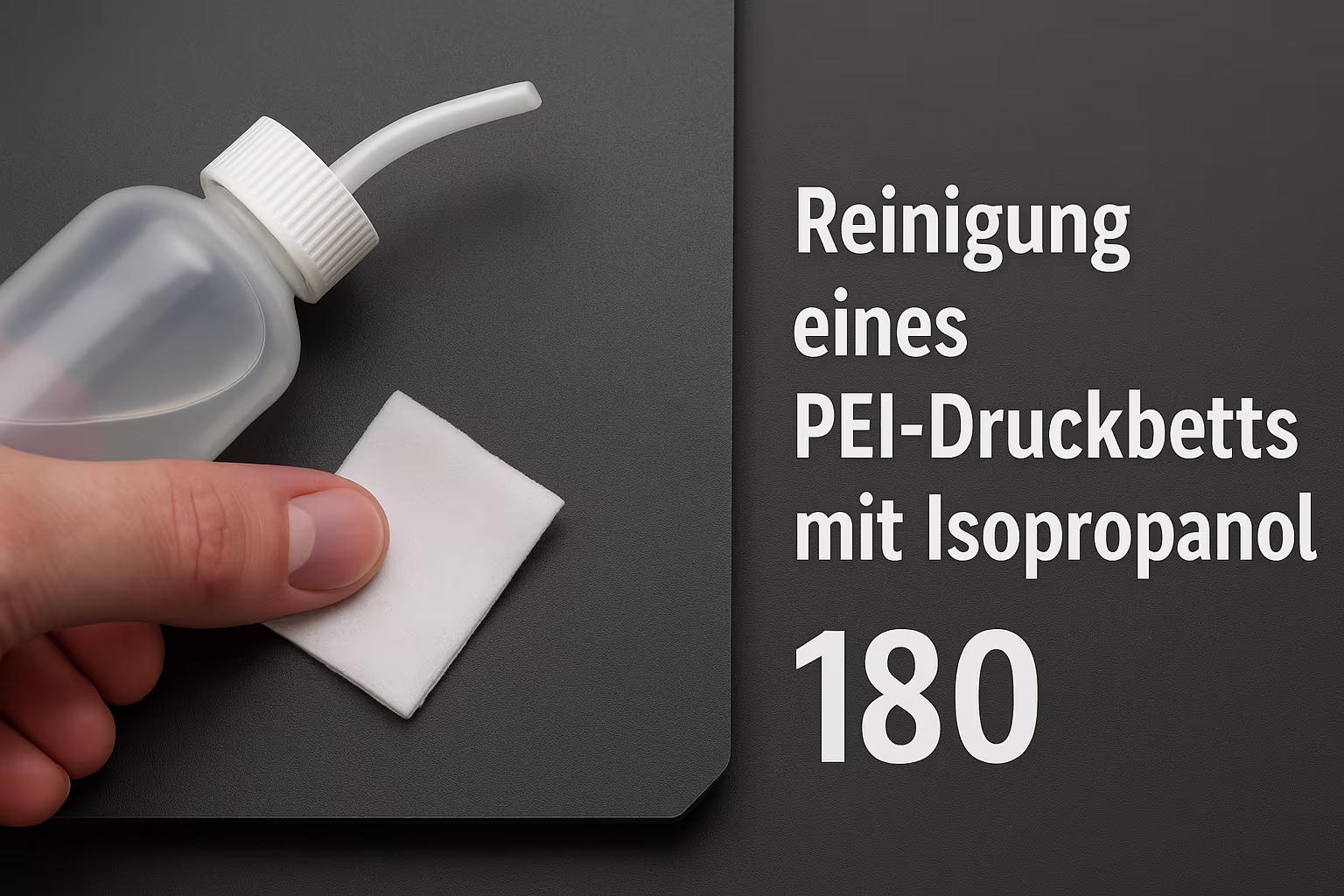 Druckbett Reinigung