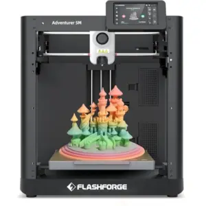 flashforge adventurer 3 3d drucker produktbild mit schnellwechseldüse und auto leveling